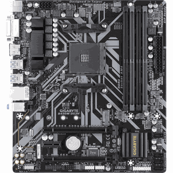 GIGABYTE B450M DS3H (rev. 1.x), mATX motherboard