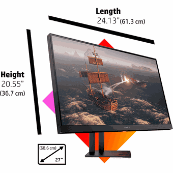 HP OMEN 27i , 27" QHD, IPS Monitor