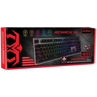 CLiPtec Stegocoria RGB Mechanical Pro-Gaming Keyboard [RGK833]