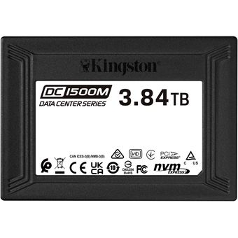 Kingston DC1500M U.2 Enterprise SSD, 3.84TB [SEDC1500M/3840G]
