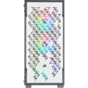 Corsair iCUE 220T RGB Airflow Tempered Glass Mid-Tower Smart Case - White