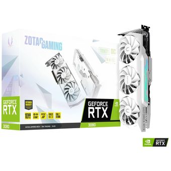 ZOTAC GAMING GeForce RTX 3080 Trinity OC White Edition LHR [ZT-A30800K-10PLHR]