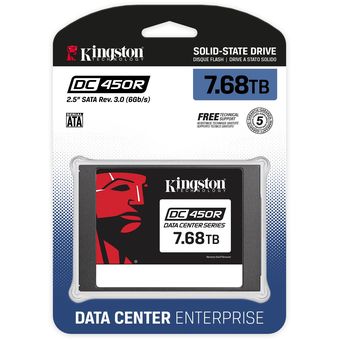 Kingston DC450R 2.5" Enterprise SSD, 7.68TB [SEDC450R/7680G]