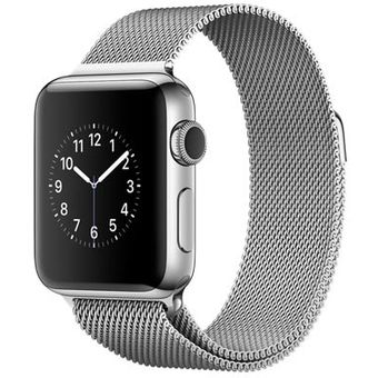 Apple Watch Series 2 - 38mm, Stainless Steel Case  w/ Steel Woven Band