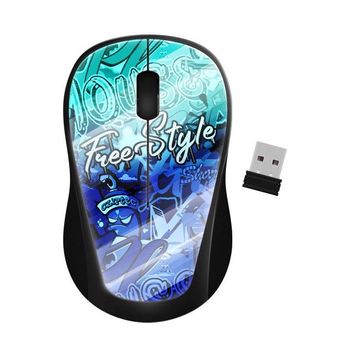 CLiPtec RZS866G Xilent Graffiti Silent Wireless Mouse
