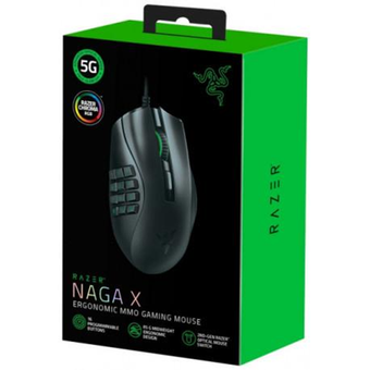 Razer Naga X | Ergonomic MMO Gaming Mouse