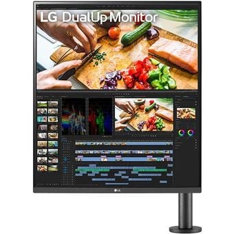 LG 28" DualUp Monitor with Ergo Stand and USB Type-C [28MQ780-B]