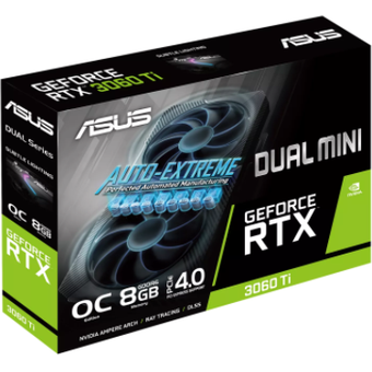ASUS DUAL GeForce RTX 3060 Ti V2 MINI OC Edition 8GB GDDR6