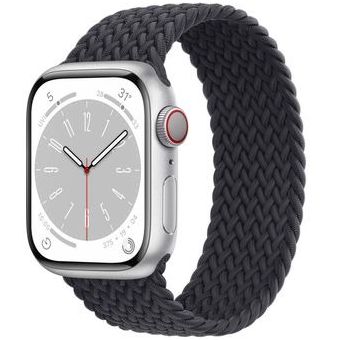 Apple Watch Series 8 (41mm, GPS + Cellular) - Aluminum Case with Braided Solo Loop