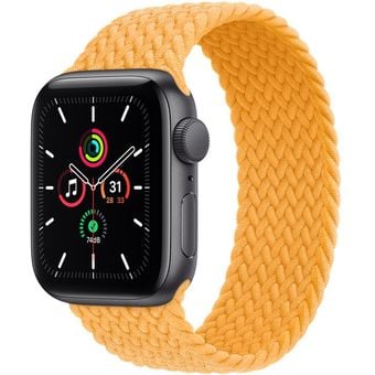 Apple Watch SE 2020 (44mm, GPS) - Aluminum Case with Braided Solo Loop