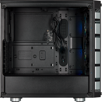 Corsair iCUE 465X RGB Mid-Tower ATX Smart Case - Black