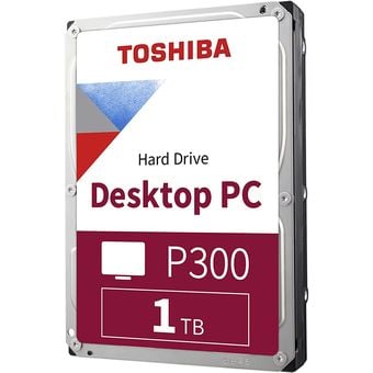 Toshiba P300 Desktop PC 3.5" SATA Hard Drive, 1TB [HDWD110UZSVA]