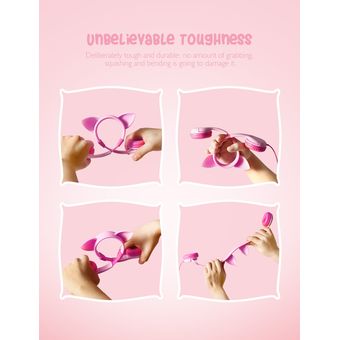 iClever HS01 Cat-Inspired Wired On-Ear Headphones for Kids