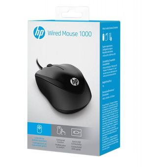 HP 1000 USB Wired Optical Mouse
