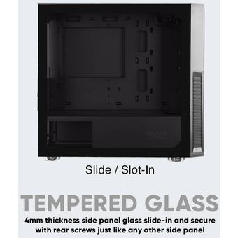 Armaggeddon Tesseract Core 2 Pro-Grade Gaming PC Case (M-ATX)