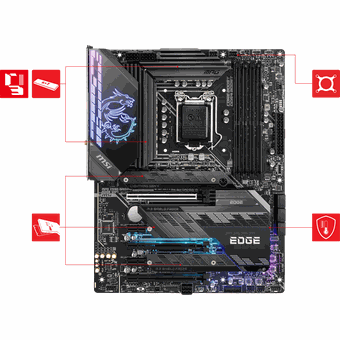 MSI MPG Z590 Gaming EDGE WIFI, ATX motherboard