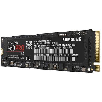 Samsung SSD 960 PRO M.2 NVMe SSD, 2048GB