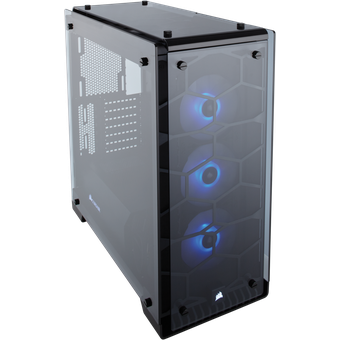 Corsair Crystal Series 570X RGB ATX Mid-Tower Case - Black [CC-9011098-WW]