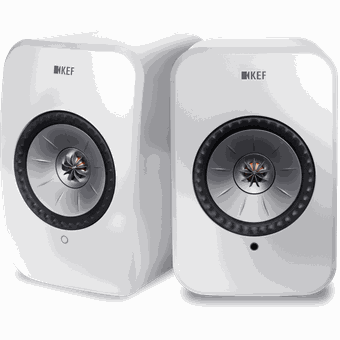 KEF LSX Wireless HiFi Speakers (White)