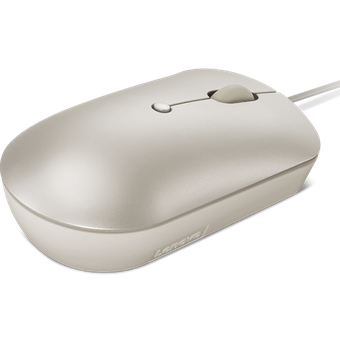 Lenovo 540 USB-C Wired Compact Mouse (Sand) [GY51D20879]