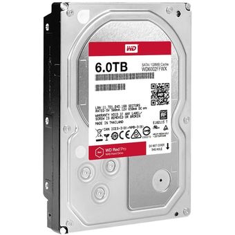 Western Digital WD Red Pro NAS Hard Drive, 6TB / 256MB Cache