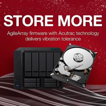 Seagate IronWolf NAS Hard Drive, 1TB [ST1000VN002]