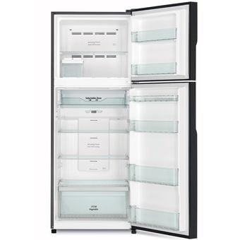 Hitachi 443L Stylish Line, Glass Deluxe Top Mount Freezer [R-VGX490PM9]