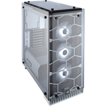 Corsair Crystal Series 570X RGB ATX Mid-Tower Case - White [CC-9011110-WW]