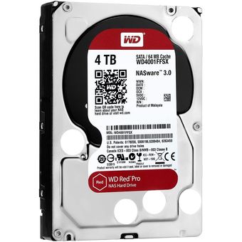 Western Digital WD Red Pro NAS Hard Drive, 4TB / 256MB Cache