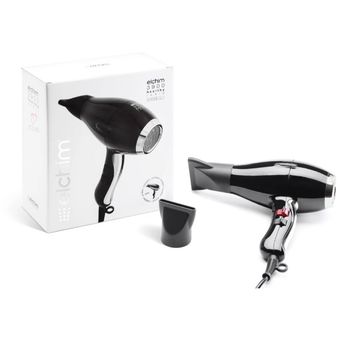 Elchim 3900 Healthy Ionic Hair Dryer (Black & Silver)