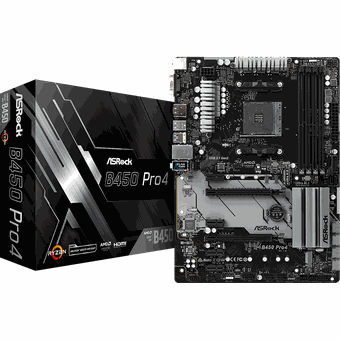 ASRock B450 Pro4, ATX motherboard
