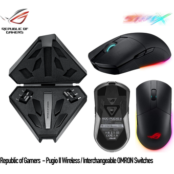 ASUS ROG Pugio II | Ambidextrous Wireless Gaming Mouse