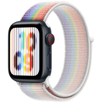 Apple Watch SE 2022 (44mm, GPS + Cellular) - Midnight Aluminum Case with Sport Loop