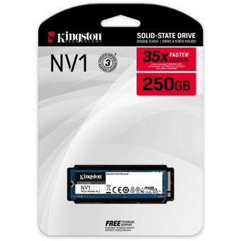 Kingston NV1 NVMe PCIe SSD, 250GB [SNVS/250G]