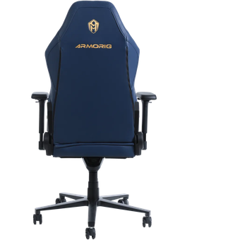 ARMORIG MAMBA PRO Series, Premium PU Leather - Navy Blue, Cool Black