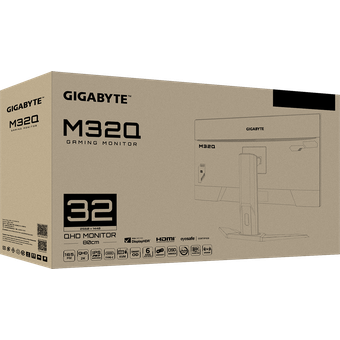 GIGABYTE M32QC, 31.5" QHD 165Hz Curved Gaming Monitor