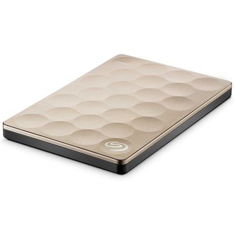 Seagate Backup Plus Ultra Slim Portable Drive 1 TB Gold, [STEH1000301]
