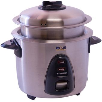 Hanabishi 1L Rice Cooker & Bowl with Steamer [HA3166R]
