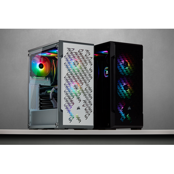 Corsair iCUE 220T RGB Airflow Tempered Glass Mid-Tower Smart Case - Black