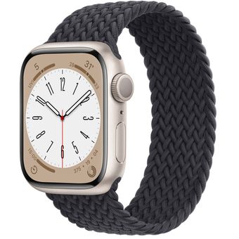 Apple Watch Series 8 (41mm, GPS) - Aluminum Case with Braided Solo Loop