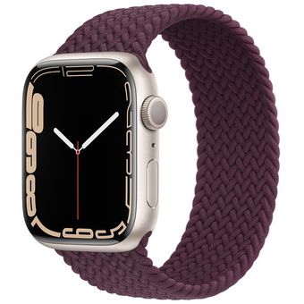 Apple Watch Series 7 (41mm, GPS + Cellular) - Aluminum Case with Braided Solo Loop