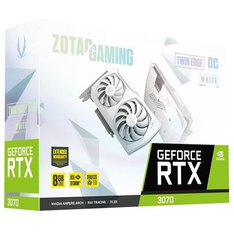 ZOTAC GAMING GeForce RTX 3070 Twin Edge OC White Edition [ZT-A30700J-10P]
