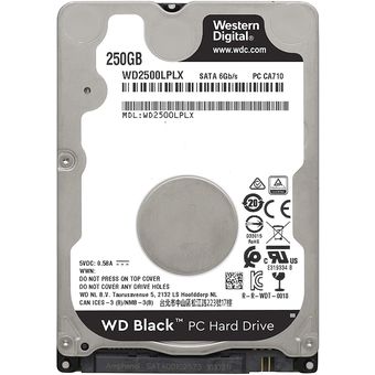 Western Digital WD_Black Performance Mobile HDD, 250GB / 32MB Cache