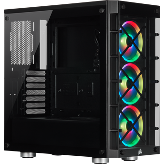 Corsair iCUE 465X RGB Mid-Tower ATX Smart Case - Black