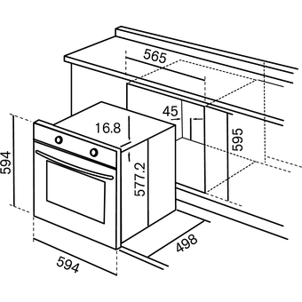 Rubine 60L Built-In Oven [RBO-CAVO-60BL]