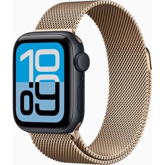 Apple Watch SE 3 (44mm, GPS) - Aluminum Case with Milanese Loop