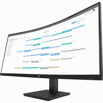 HP P34hc G4, 34" WQHD USB-C Curved Monitor