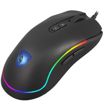 SADES Revolver | Ambidextrous Gaming Mouse with RGB Light