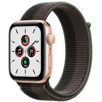 Apple Watch SE 2020 (44mm, GPS + Cellular) - Aluminum Case with Sport Loop
