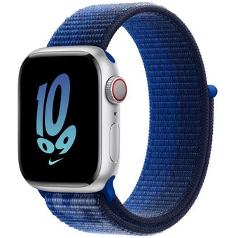 Apple Watch Series 8 (41mm, GPS + Cellular) - Aluminum Case with Nike Sport Loop
